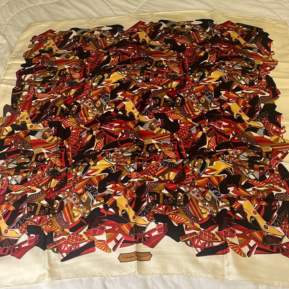 Salvatore Ferragamo Silk Scarf